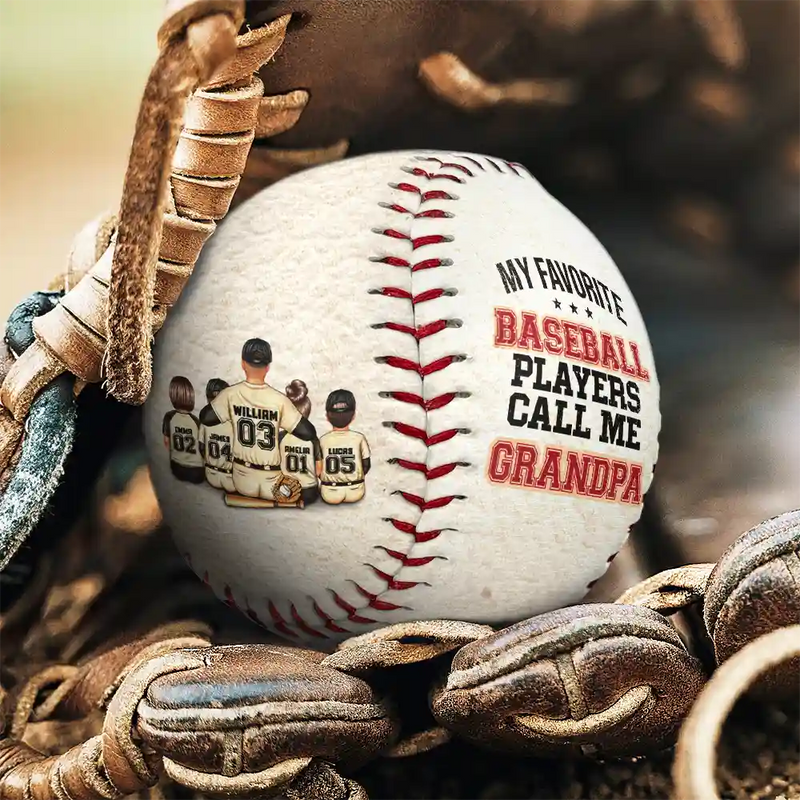 My Favorite Baseball Player Calls Me Dad - Personalized Baseball, Softball