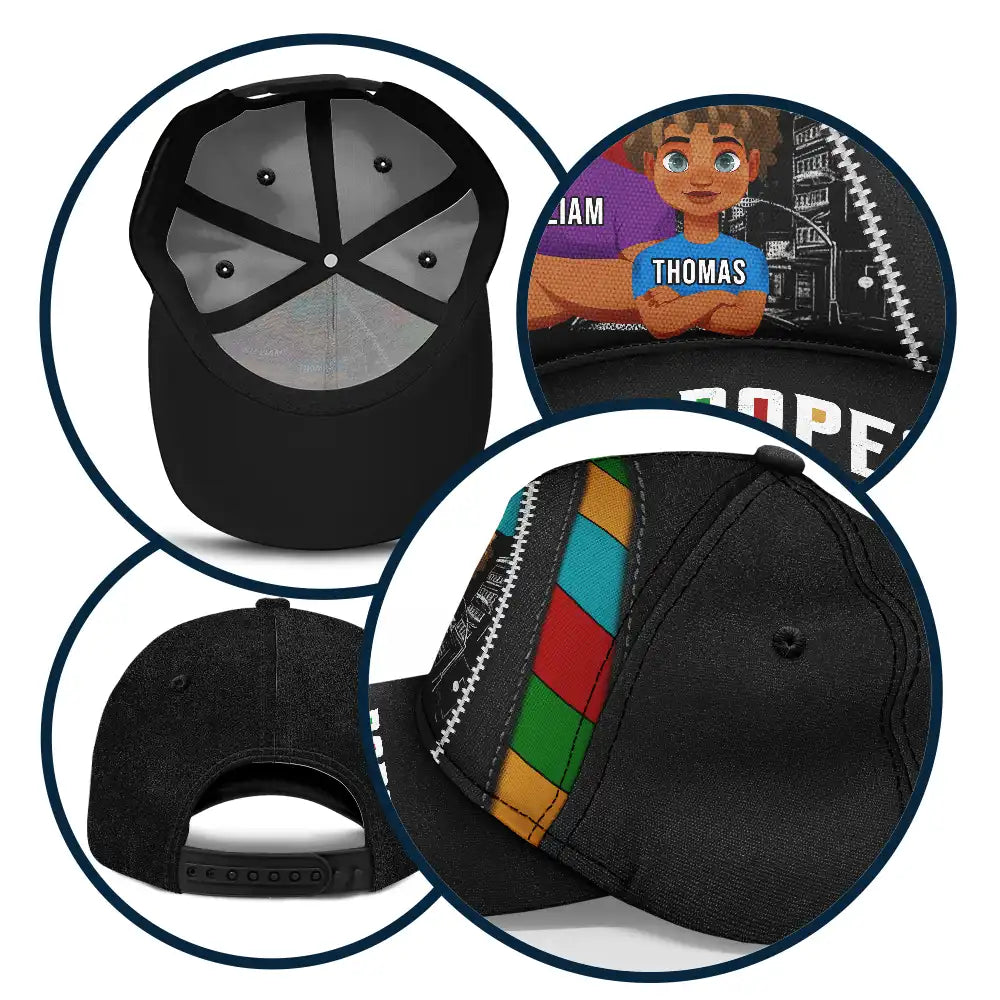 Dopest Black Dad - Personalized Classic Cap