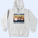 Just A Dad And His Girl Fist Punch - Personalized T Shirt