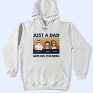 Just A Dad And His Girl Fist Punch - Personalized T Shirt