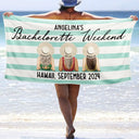 Bachelorette Weekend - Personalized Beach Towel