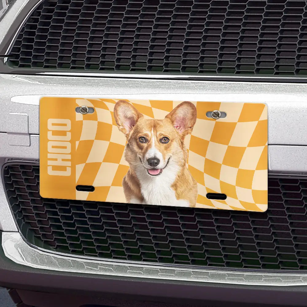 Custom Photo Dog Cat - Personalized License Plate