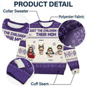 Christmas Just A Mom And Her Boy - Personalized Unisex Ugly Sweater