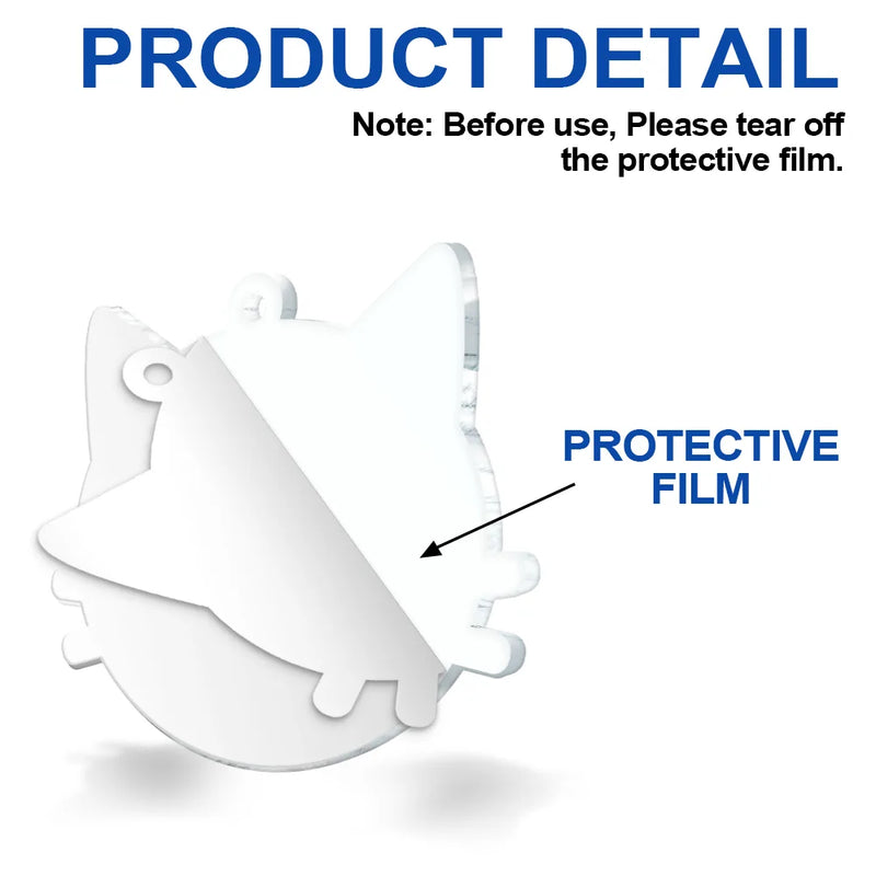 Christmas Cat On The Naughty List We Regret Nothing - Personalized Custom Shaped Acrylic Ornament