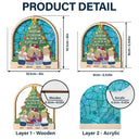 Our Friendship Is The Star - Personalized Suncatcher Ornament