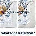 Gift For Bestie - To My Bestie Grow An Old Friend - Personalized Fleece Blanket, Sherpa Blanket