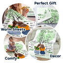 Gift For Bestie - To My Bestie Grow An Old Friend - Personalized Fleece Blanket, Sherpa Blanket