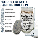 Gift For Bestie - Bestie Our Memories Are Countless Our Friendship Is Endless - Personalized Mason Jar Light