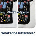 Gift For Sibling, Gift For Sisters - Our Memories Are Countless Our Friendship Is Endless - Personalized Fleece Blanket, Sherpa Blanket