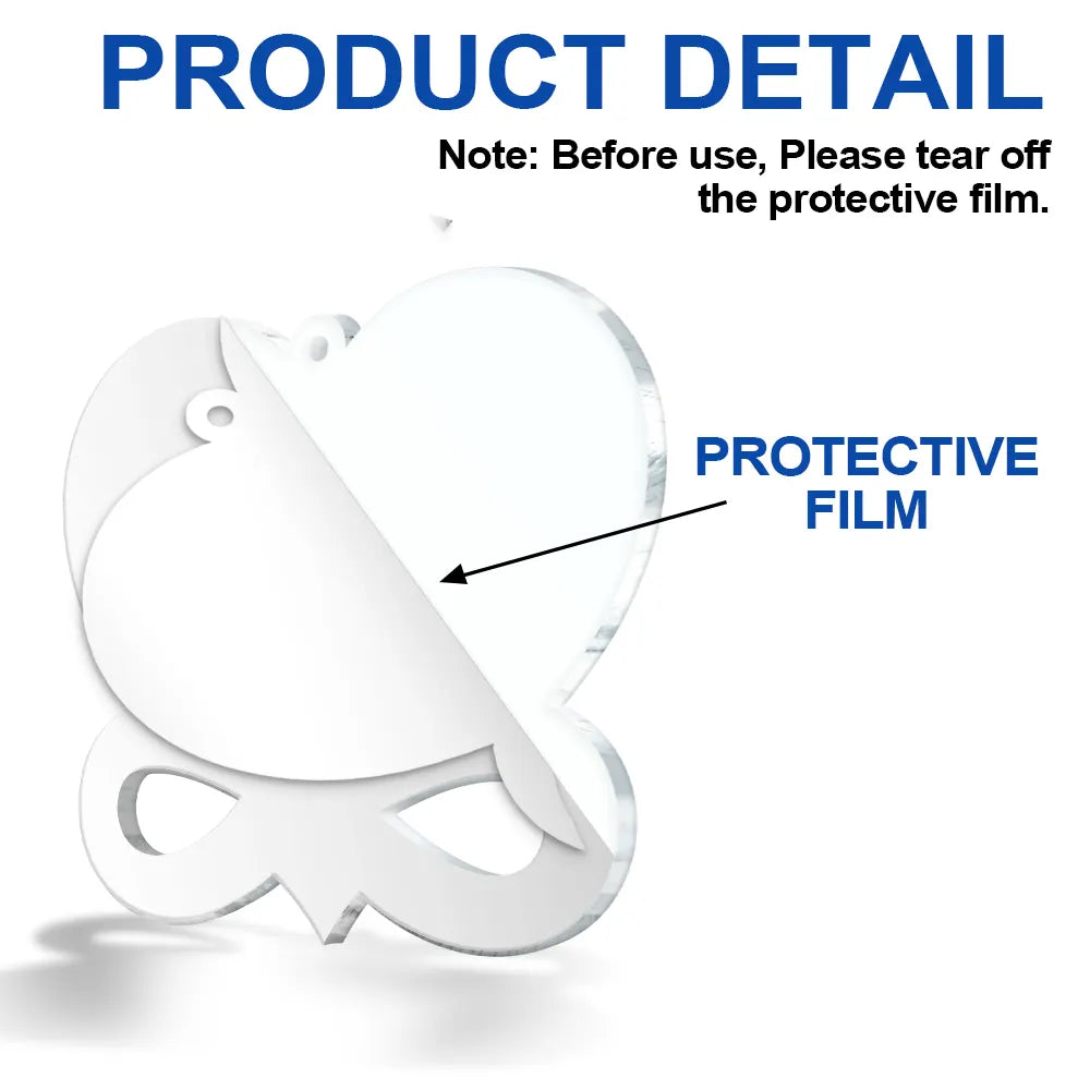 Gift For Sisters,Gift For Bestie,Love,Christmas - Sister Of My Soul - Personalized Custom Shaped Acrylic Ornament