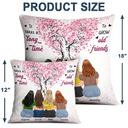 Gift For Bestie - Grow Old Friends - Personalized Pillow