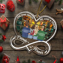 Memorial, Gift For Bestie - Where We Lost A Friend - Personalized Custom Shaped Acrylic Ornament