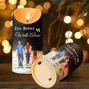 Family - You Never Walk Alone - Personalized Flameless LED Candle