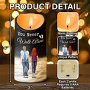 Family - You Never Walk Alone - Personalized Flameless LED Candle