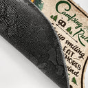 Règles de camping : réveillez-vous en souriant et créez des souvenirs ! Cadeau pour les couples en camping ! Paillasson personnalisé