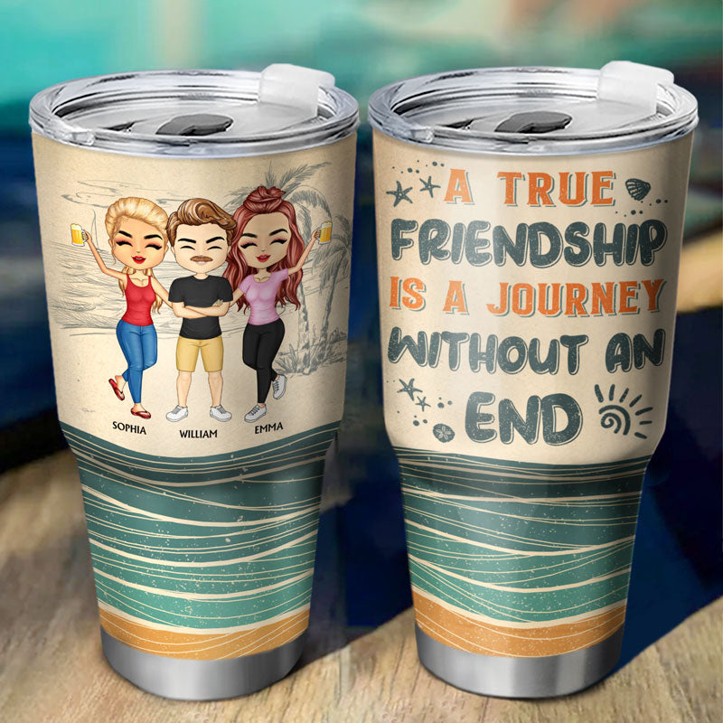 BFF, c'est nous, un peu fou, un peu bruyant - Cadeau pour les meilleurs amis - Gobelet personnalisé de 30 oz