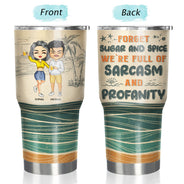 BFF, c'est nous, un peu fou, un peu bruyant - Cadeau pour les meilleurs amis - Gobelet personnalisé de 30 oz