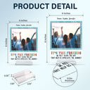 Custom Photo Here's To Another Year Of Bonding Over Alcohol - Gift For BFF And Best Friends - Personalized Custom Vertical Rectangle Acrylic Plaque