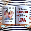 Custom Photo You're The Only One I Want To Annoy Together Since - Gift For Couples - Personalized Custom White Edge-to-Edge Mug