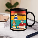 Dad No Matter How Hard Life Get At Least You Don't Have Ugly Children - Funny, Birthday Gift For Father, Husband - Personalized Custom Black Mug