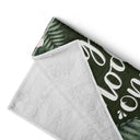 Drink In My Hand Toes In The Sand - Gift For Beach Lovers - Personalized Custom Beach Towel