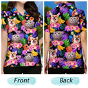 Custom Photo Funny Family Pet Tropical - Gift For Pet Lovers, Dog Lovers, Cat Lovers - Personalized Custom Hawaiian Shirt