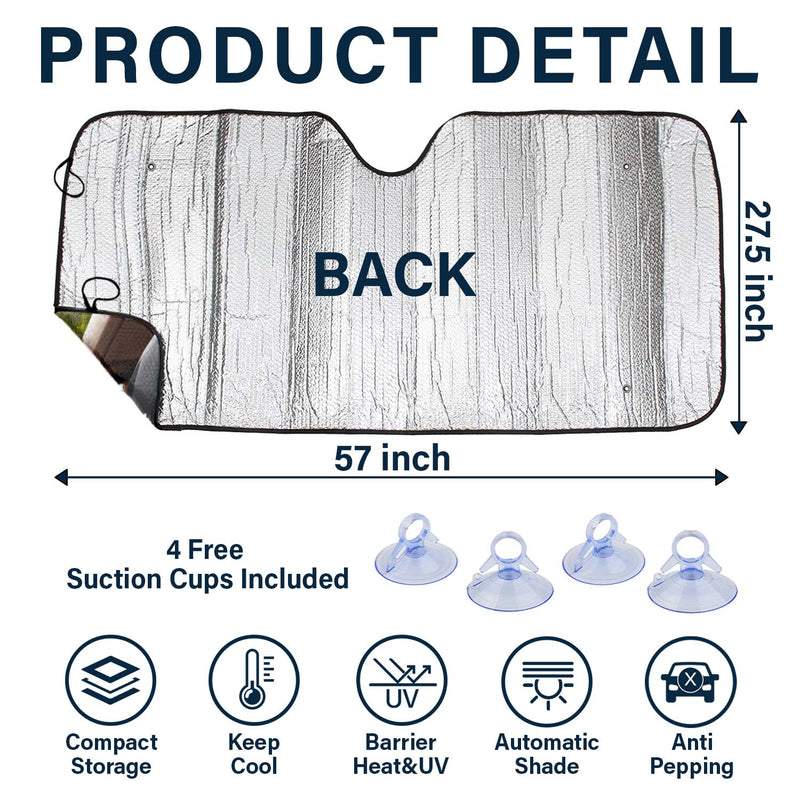 Happy Family Road Trip - Funny Gift For Family - Personalized Auto Sunshade