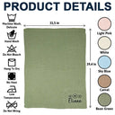 New baby,New Dad,New Mom,Gift For Kids,Happy - Birth Flower Line Art Custom Name - Personalized Embroidered Knitted Baby Blanket