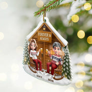 Gift For Couples,Gift For Husband,Gift For Wife,Gift For Boyfriend,Gift For Girlfriend,Love,Christmas - 3D Effect You And Me We Got This - Personalized Custom Shaped Acrylic Ornament