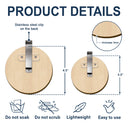 Stick Figure,Gift For Father,Gift For Grandpa,Gift For Mother,Gift For Grandma,Happy - Drive Safe Daddy Colorful Stick Figures - Personalized Custom Shaped Car Visor Clip