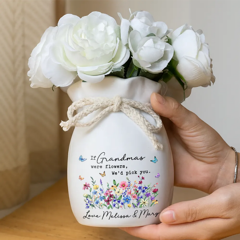 If Nanas Mommy Were Flowers I'd Pick You - Personalized Ribbon Tie If Nanas Mommy Were Flowers I'd Pick You - Personalized Ribbon Tie