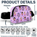 Gift For Mother,Gift For Grandma,Happy,Gift For Father,Gift For Grandpa,Summer,Independence Day,Photo,Icon,Humorous - Custom Photo Stars & Stripes Best Dad Mom Grandpa Grandma Ever - Personalized Crossbody Belt Bag