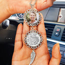 Sad,Memorial,Family,Parents,Gift For Grandparents - Custom Photo You Left Me Beautiful Memories Memorial - Personalized Photo Pendant Charm