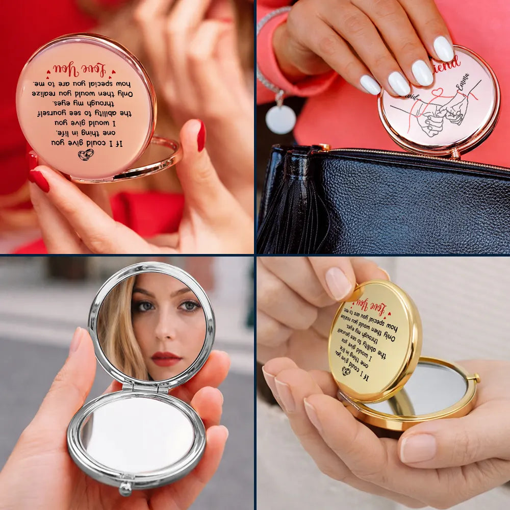 Christmas,Gift For Couples,Gift For Wife,Gifts For Her,Icon,Romantic,Top Market - Anniversary Gift For Wife, Girlfriend - Personalized How Special You Are Compact Mirror