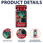 Christmas,Custom Photo,Gift For Yourself,Gifts For Her,Gifts For Him,Happy,Top Market,Travel,Upload Full Photo - Keepsake For Fans, Music Lovers - Personalized Custom Photo Concert Ticket Acrylic Magnet
