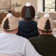 Gift For Men, Gift For Yourself, Gifts For Him, Humorous, Icon, Top Market - Funny Gag Gift For Him - Personalized Christmas Tree Hair Bobble Beanie Hat