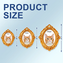 Memorial,Pet Lovers,Cat Lovers,Dog Lovers,Sad - Custom Photo Pet Memorial Ornate Frame Gift For Pet Lovers - Personalized Acrylic Car Hanger