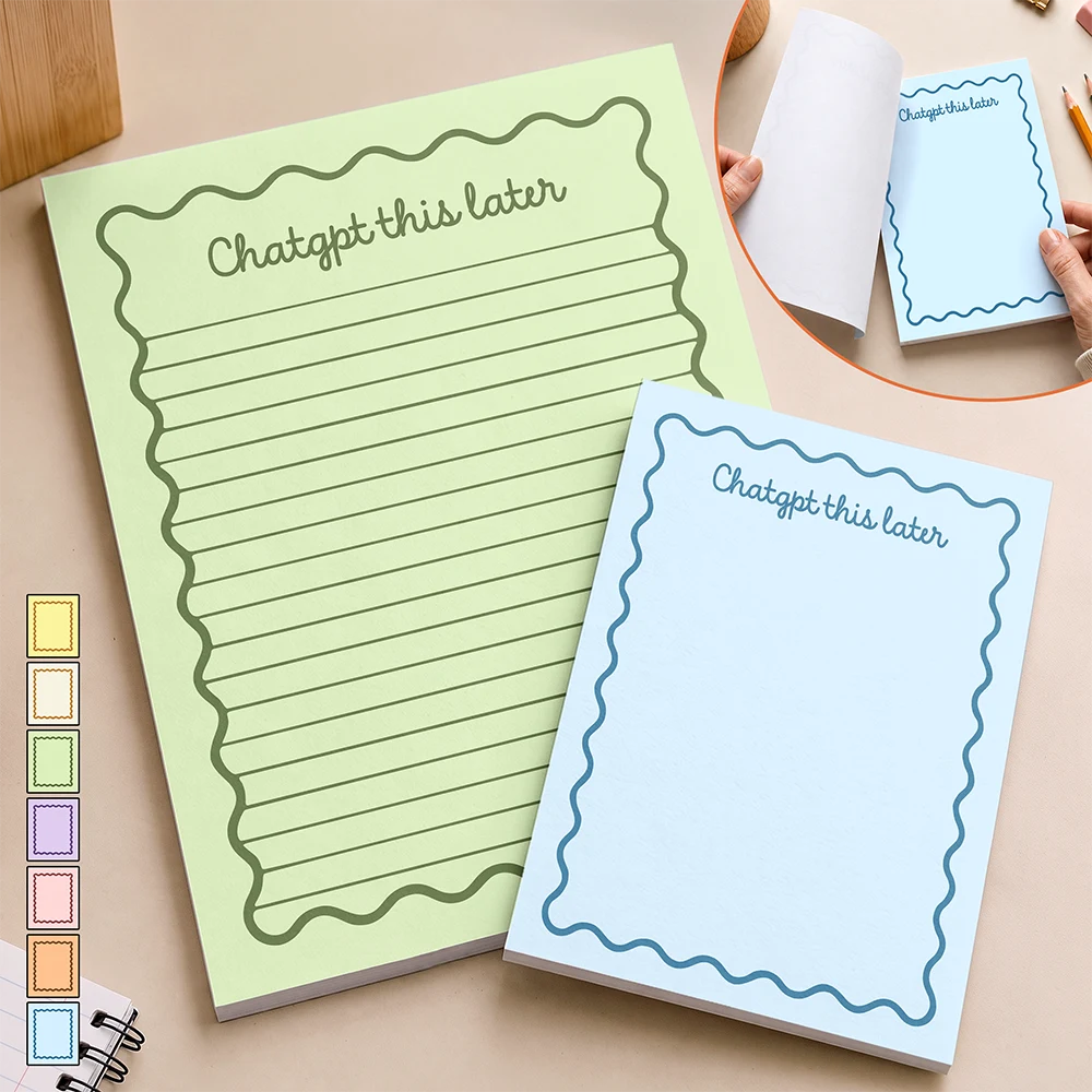Gift For Colleagues,Humorous,Custom Text - Funny & Humorous Reminder For Colleagues - Personalized Notepad