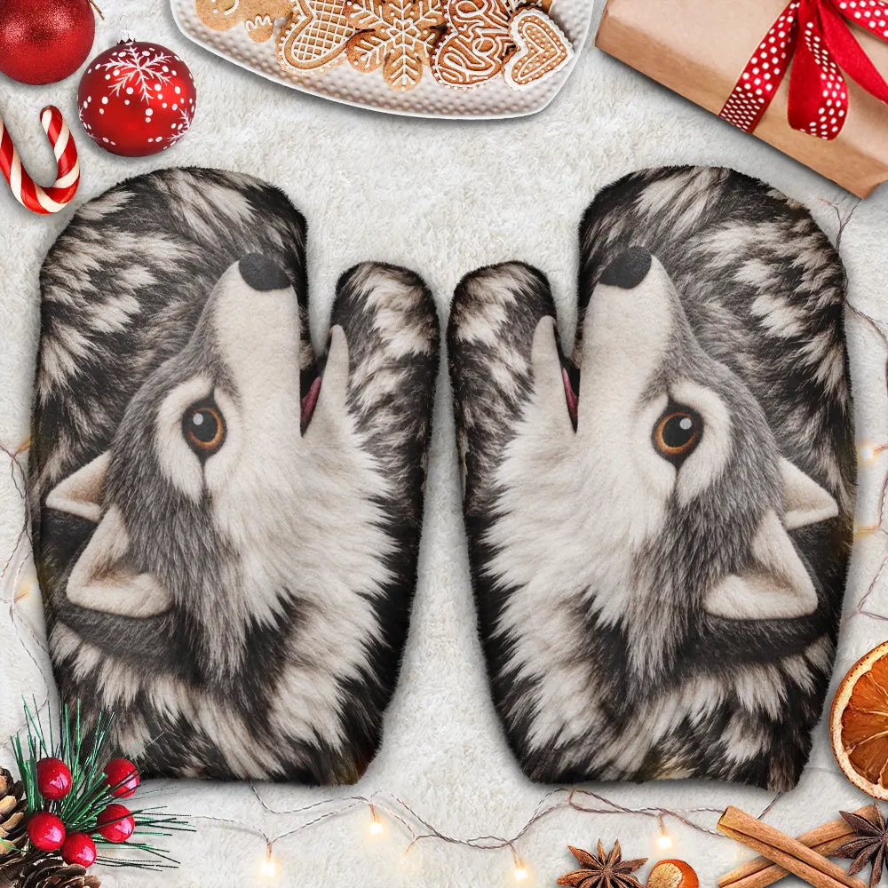 Humorous,Icon - Gag Gift For Animal Lovers - Personalized Funny Goose Chicken Duck Warm Mittens