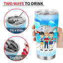 Bestie Cruising We're Drunks We're Go Cruising - Gift For Bestie - Personalized Tumbler