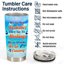 Bestie Cruising We're Drunks We're Go Cruising - Gift For Bestie - Personalized Tumbler