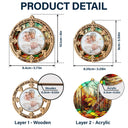 Custom Photo I Am Always With You - Memorial Gift - Personalized Suncatcher Ornament