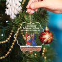 A Relationship Between Sister - Christmas Gift For Sisters - Personalized Custom Shaped Acrylic Ornament