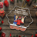 A Relationship Between Sister - Christmas Gift For Sisters - Personalized Custom Shaped Acrylic Ornament