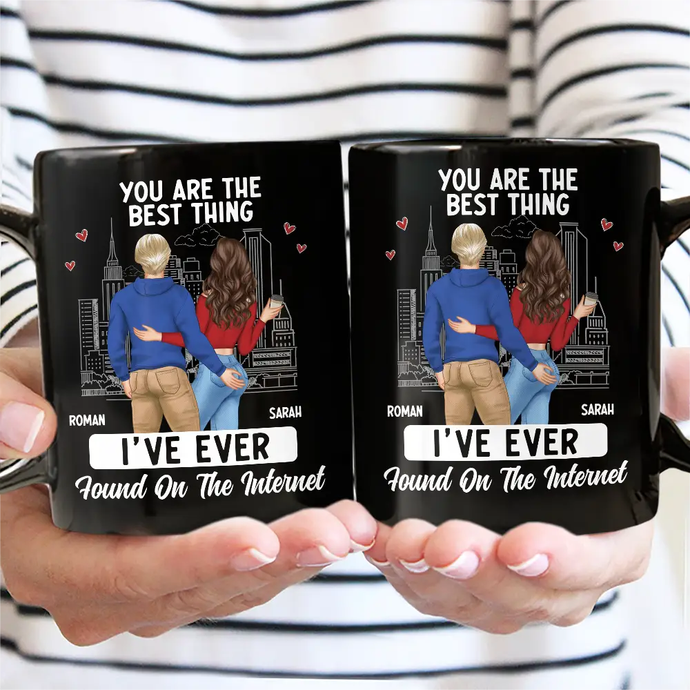 Couple, vous êtes la meilleure chose que j'ai trouvée en ligne - Cadeau pour couple - Mug personnalisé