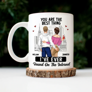 Couple, vous êtes la meilleure chose que j'ai trouvée en ligne - Cadeau pour couple - Mug personnalisé