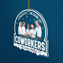 Photo personnalisée de Noël « Félicitations pour être ma meilleure amie » - Cadeau pour meilleure amie - Ornement acrylique personnalisé en forme personnalisée