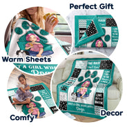 Les amoureux des animaux sont facilement distraits par les chiens et les chats - Cadeau pour les amoureux des animaux - Couverture polaire personnalisée