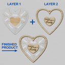Christmas Puzzle Together We Make A Family - Gift For Family - Personalized 2-Layered Mix Ornament