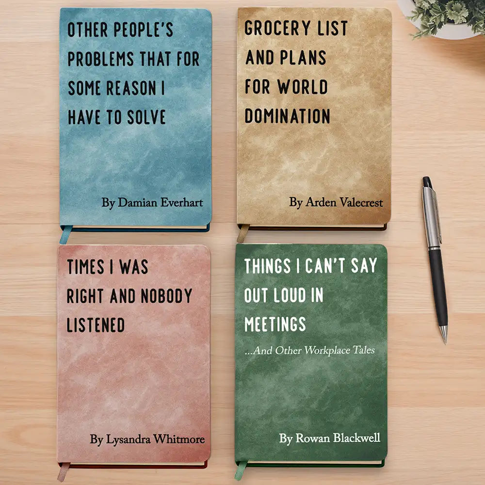 Gifts For Colleagues,Funny - Times I Was Right And Nobody Listened Funny Sarcastic Book - Personalized Leather Journal